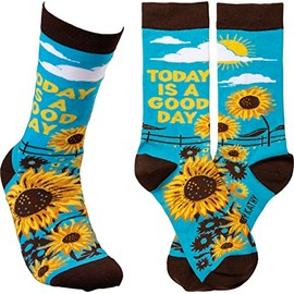 Primitives by Kathy Socks - Today Is A Good Day, Unisex, One Size