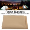 Beach Mat Portable Waterproof 900D Nylon Fabric Metal Holes Soft