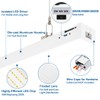DAKASON 4FT Linkable LED Linear Light, 40W Replacing 120W, 3000K/4000K/5000K
