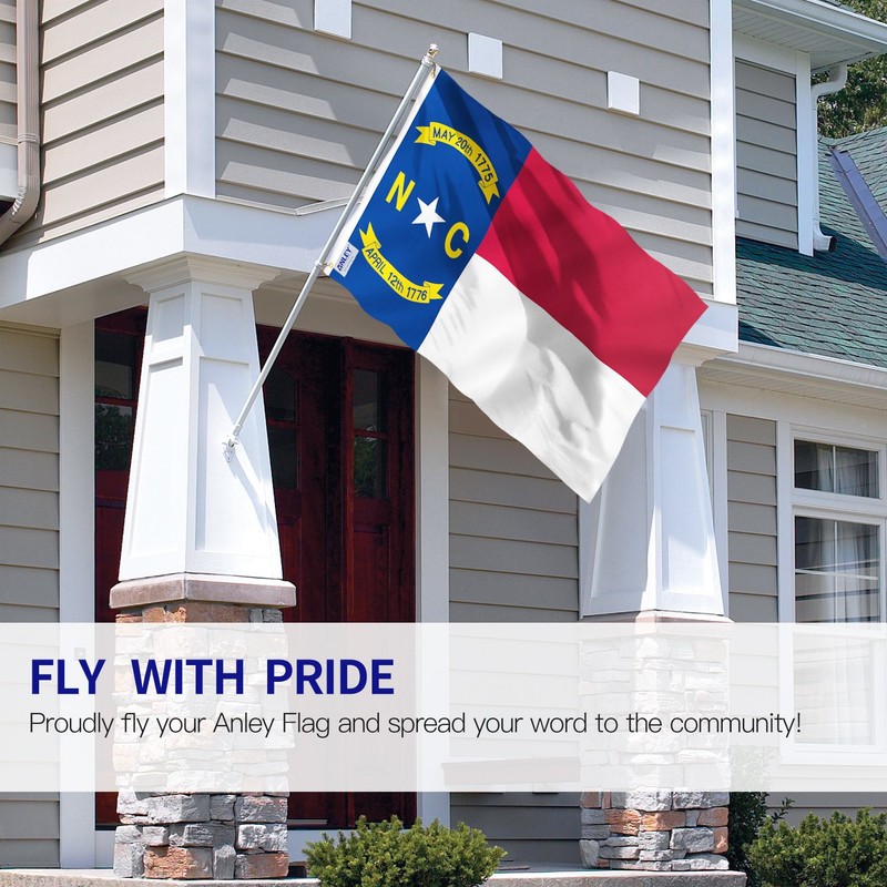 ANLEY Fly Breeze 3x5 Foot North Carolina State Polyester Flag