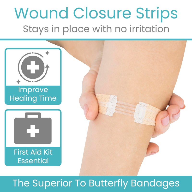ViveCare Emergency Wound Closure Device Kit 4 Pcs - Adhesive