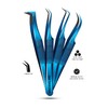 GMI Lash Tweezers - Pack of 4 Fiber Tip Eyelash