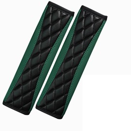 Seat Belt Covers, Set of 2, Soft Seat Belt Pads, Car Supplies, Protects Shoulder and Neck, Color Patchwork, Touch Leather, Seat Belt Supplies, Shoulder Pads Reducing Pressure, Suitable for Children