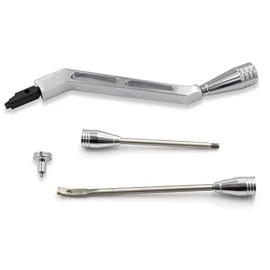 Polished Billet Aluminum GM Column Shifter Turn Signal Lever Hazard Tilt KIT