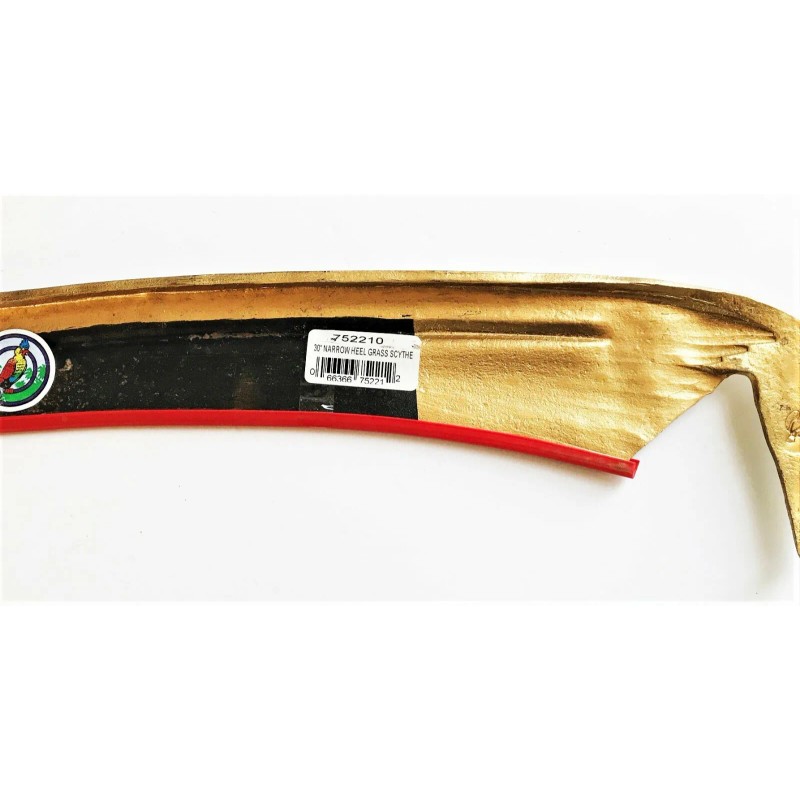 GARDENSMITH 30" NARROW HEEL GRASS WEED SCYTHE SICKLE STEEL BLADE