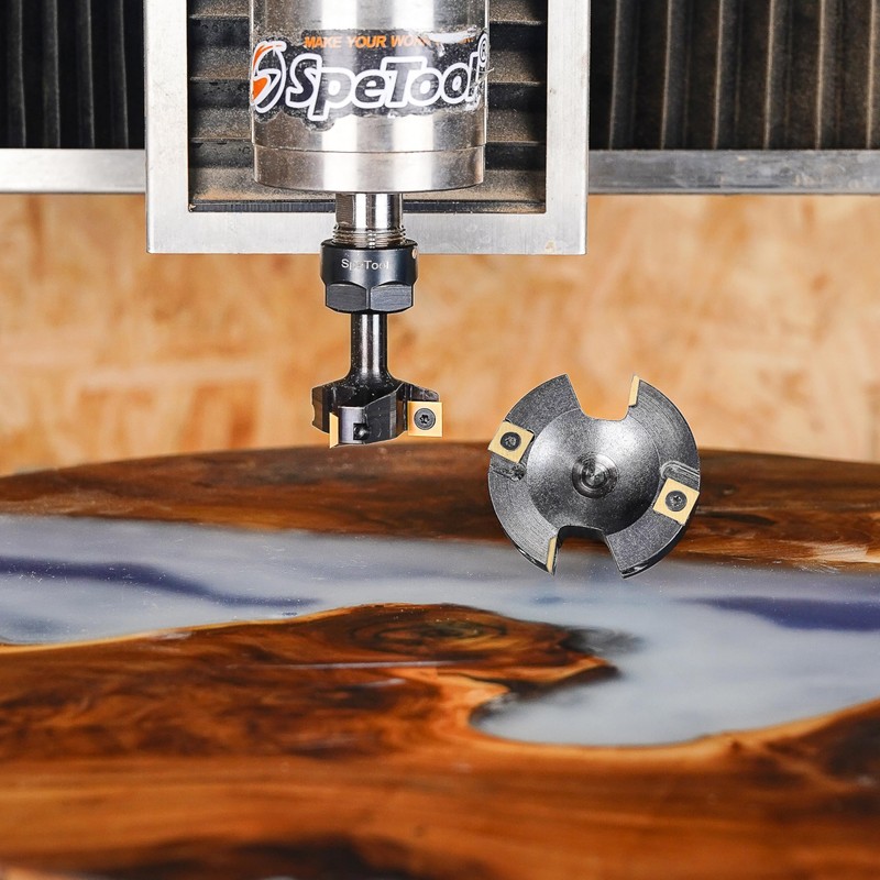 SpeTool Face Milling Cutter 12 mm Shank 75 mm Cutting