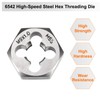 sourcing map Hex Threading Die M9 x 1 Metric Thread