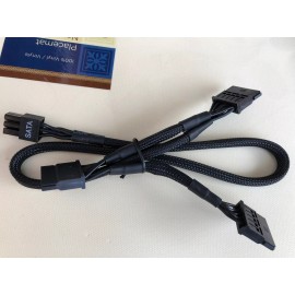 EVGA 6 pin to 3x SATA DRIVER POWER cable FOR EVGA SuperNOVA 450-850 G2 B3 G3 G5 P2 B2