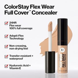 Corrector Revlon Colorstay Flex Wear Full Cover Concealer tono Medium