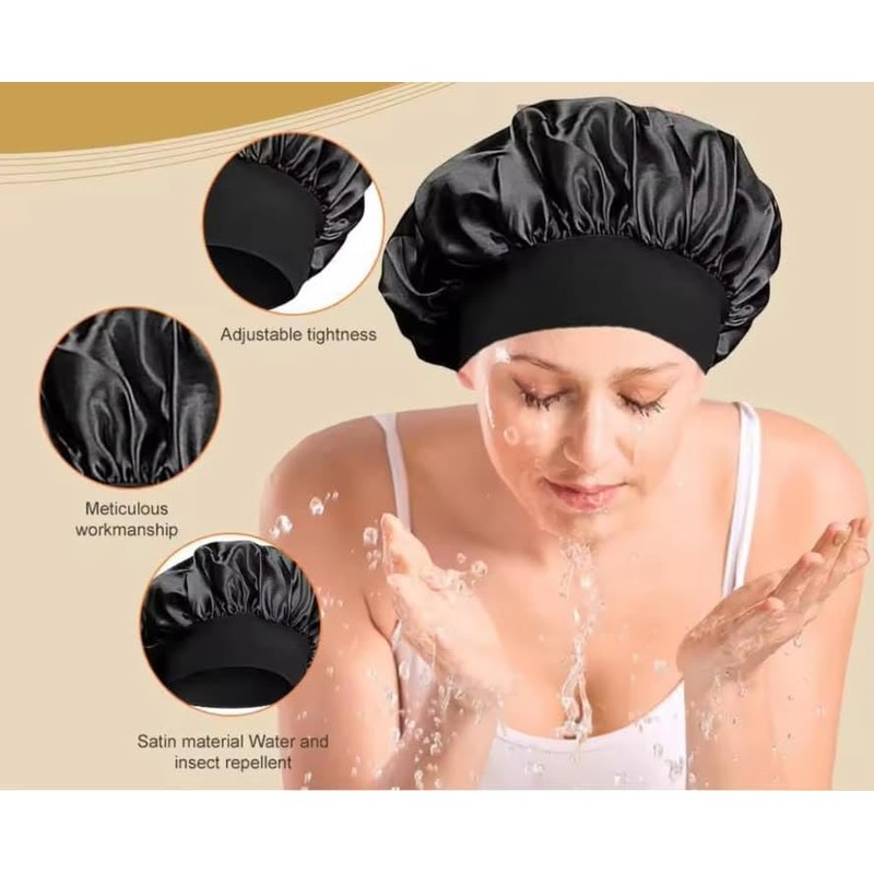3 Pack Silk Satin Bonnet
