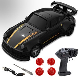 KUWUNG RC Drift Car Mini, 1:64 Drift Auto Ferngesteuert, 2,4Ghz 4WD Spielzeugauto Drift RC Car Racing Cars mit Licht Geschenke für ab 4 5 6 7 8 Jahre Ferngesteuertes Auto Jungen Mädchen und Erwachsene
