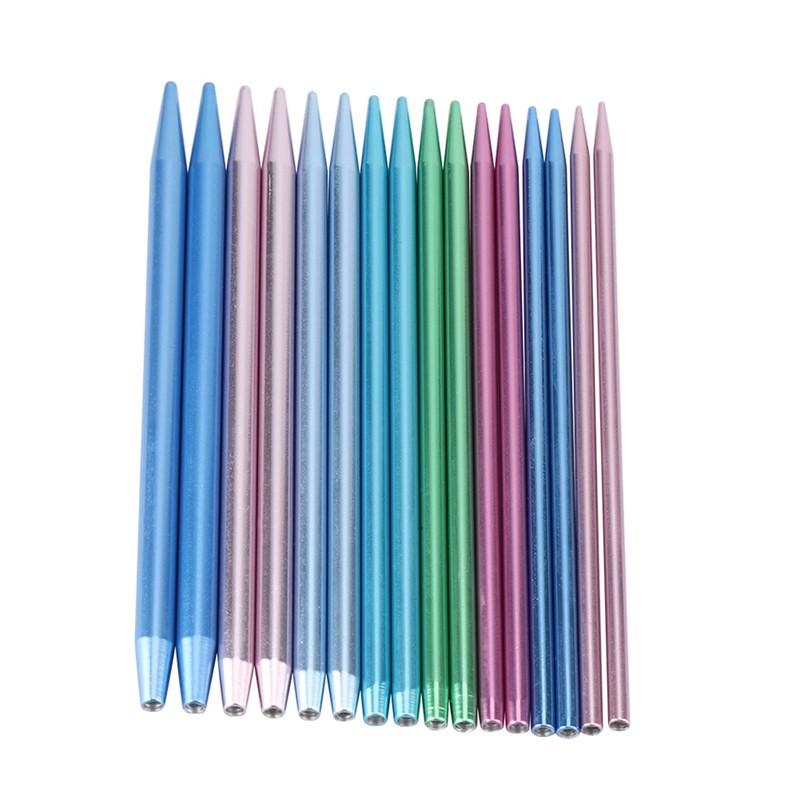 Interchangeable Aluminum Circular Knitting Needle Sets