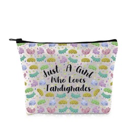 G2TUP Funny Tardigrades Lover Gift Who Loves Tardigrades Makeup Bag Tardigrades Mom Cosmetic Bag Tardigrades Fan Gift (Loves Tardigrades MB)