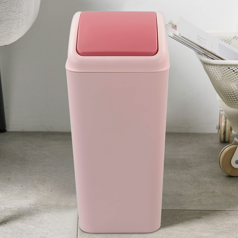 Kekow Bote de basura de plástico pequeño de 4.5 galones,