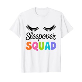 Sleepover Squad Sleepover Pajama Girl Slumber Party Matching T-Shirt