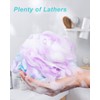 Aquior Bath Sponge Shower Loofahs Balls 60g/PCS Extra Large Mesh