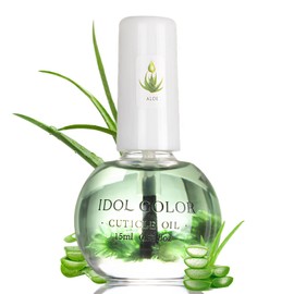 Virellay Aloe Vera Nail Cuticle Oil, Nail Oil Repair & Protect, Nourishing Nail Cuticle Oil, Cuticle Care for Hands Nails Cuticles Aloe Vera Dried Flowers Nail Care Cuticle Oil (15 ml)