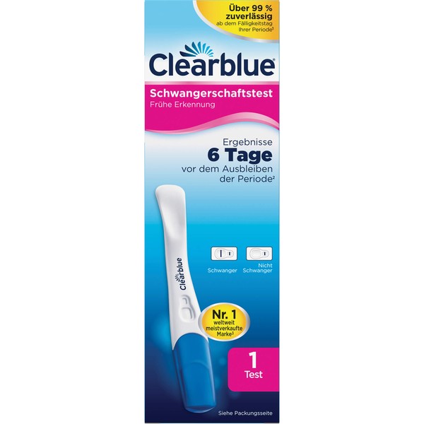 Clearblue Schwangerschaftstest Früherkennung, 1 pcs. Test