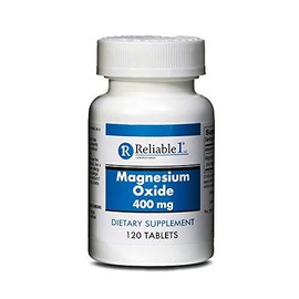 Reliable Magnesium Oxide 400mg 120 Tablets (2 Bottles)