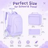 gxtvo Large Wheels & Quiet Glide | Rolling School Backpack