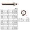 2Pcs M12x150 304 Stainless Steel Lifting Ring Expansion Bolt Shield
