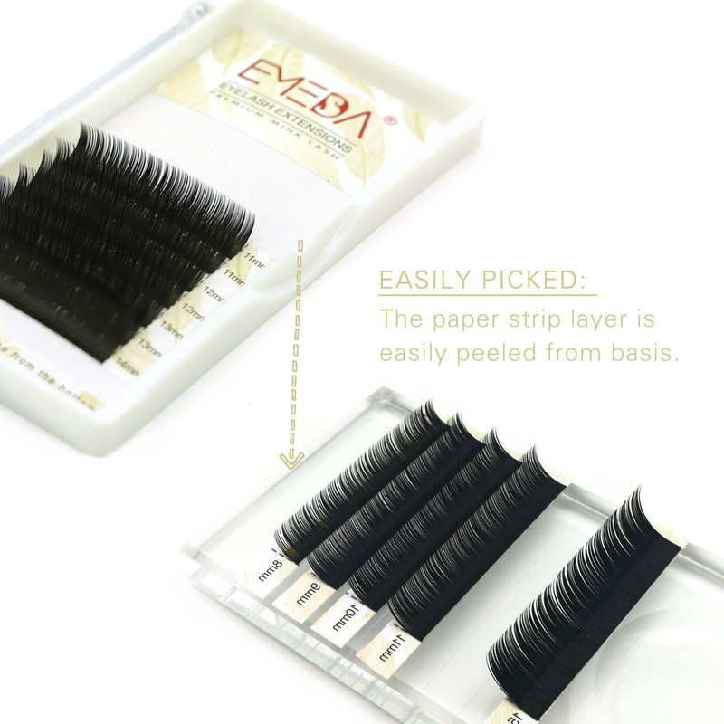EMEDA Silk False Eyelashes Extensions 0.07 mm Mix J B