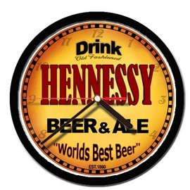 HENNESSY beer and ale cerveza wall clock