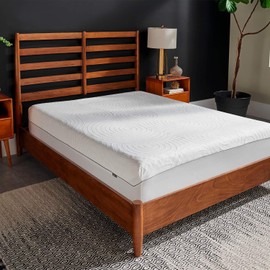 Tempur-Pedic Protect Waterproof Mattress Protector, Queen, White (Packaging May Vary)