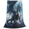 amepay Blue Ice Dragon Blanket Gifts for Adults Boys Snow