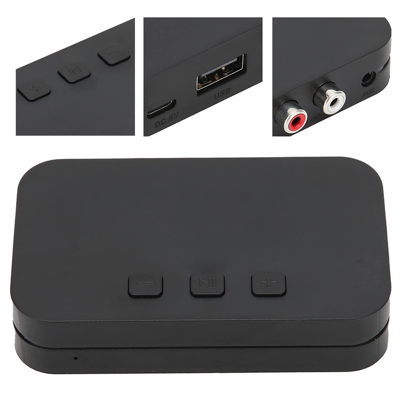 ciciglow 5.0 Bluetooth Audio Receiver Adapter,NFC Wireless Bluetooth Extender 3.5mm