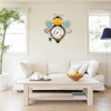 MUMTOP Indoor Outdoor Thermometer, Bees Large Number Wall Mounted Thermometer