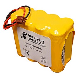 BatteryGuy 9.6V 900mAh Nickel Cadmium Battery - BGN800-8EWP-660EC (Rechargeable)