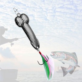 Enjoyard Funny Fishing Bait Gift, Fishing Accessory Set for Trout 15 g Fishing Lures Spoof Fishing Suitable for Valentine's Day Birthday