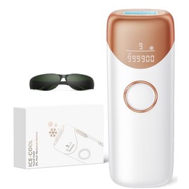 Ubroo Depilación láser, dispositivo de depilación IPL con enfriamiento de hielo de 41.0 °F, depilación láser en casa para mujeres y hombres, uso de pi