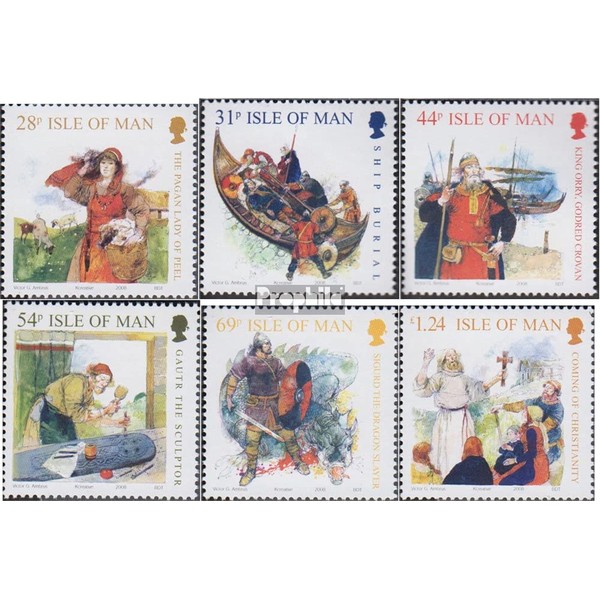 GB Isle of Man 1421-1426 (Complete Edition) Mint NH 2008