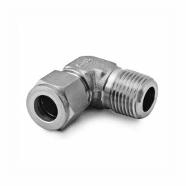 Swagelok 1/2" Tube OD x 3/8" MNPT Male 90° Elbow  Carbon Steel Swagelok S-810-2-6