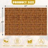 KOIUEYW Bamboo Reed Fencing, Light Russet Bamboo Screens Outdoor, Decorative