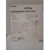 Nationwide Industries Contemporary Gate Latch w 9" Handle Black Finish