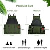 Cover Geny Gardening Apron Waterproof Cross Back Apron, 600D Heavy