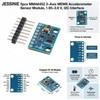JESSINIE 5pcs MMA8452 3‑Axis MEMS Accelerometer Sensor Module, 1.95–3.6 V,