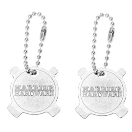 Harrier Hardware 2-Pack Keychain 4-Way Slotted Flathead Screwdriver EDC Portable Tool