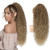 Ponytail Extension - 26" Long Curly 2-in-1 Claw Clip &