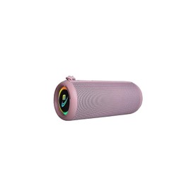 Portable Bluetooth Speakers, Loud Stereo Sound, Deep Bass, IP66 Waterproof, RGB Lights, Dual Pairing, Wireless Speaker for Home, Outdoor, Party, Beach etc (Pink)