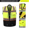 SHINE BRIGHT SV544PK | Premium Surveyor's High Visibility Safety Vest