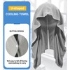 Cooling Hooded Towel - Quick-Dry UPF50+ Sun Protection Sweat-Absorbing Cooling
