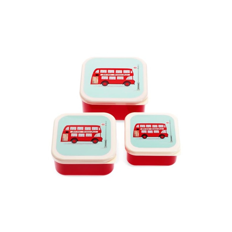 Rex London Snack boxes (set of 3) - TfL Routemaster