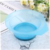 Beavorty 6pcs Transparent Hair Coloring Bowl Reusable Hair Dye Mixing
