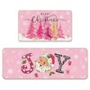 Capoda 2 Pieces Christmas Kitchen Rugs and Mats Set Non