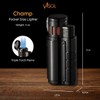 Visol Champ Butane Torch Lighter Triple Flame Refillable Gas, Windproof