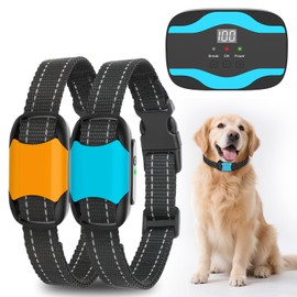 RUXAN Electric Fence for Dogs,Invisible Fence for Two Dogs,Underground Dog Fence System,Waterproof Electric Dog Fence and Two Dog Collars,Basic In-Ground Pet Fence Containment Kit Fence for Dogs